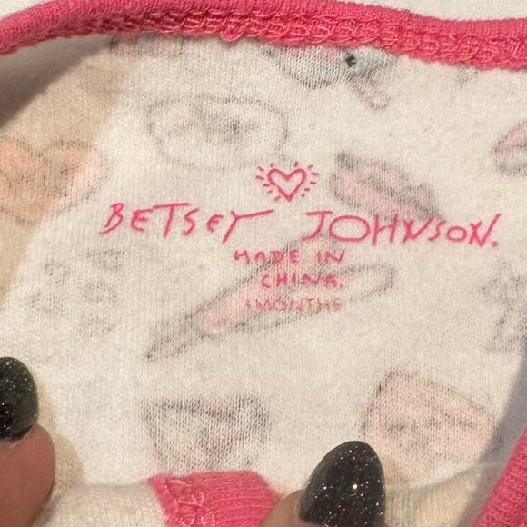 Betsy Johnson printed onesie size 4 months - Picture 3 of 5